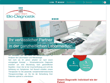 Tablet Screenshot of biodiagnostik.de